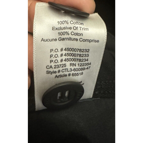 Aritzia TNA Cargo Pants Women's Size 6 Black Tapered Leg 6 Pockets Utility - Picture 8 of 8